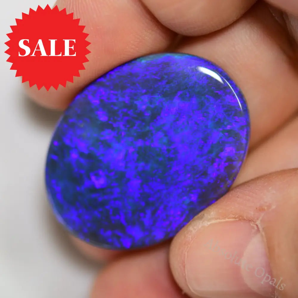 29.05 Cts Australian Solid Black Opal Gem Stone Lightning Ridge