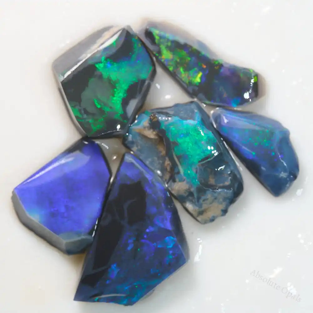 black rough opal