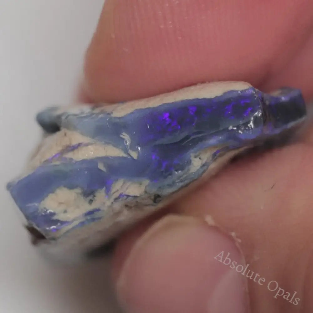 29.60 Cts Australian Lightning Ridge Black Opal Rough For Carving
