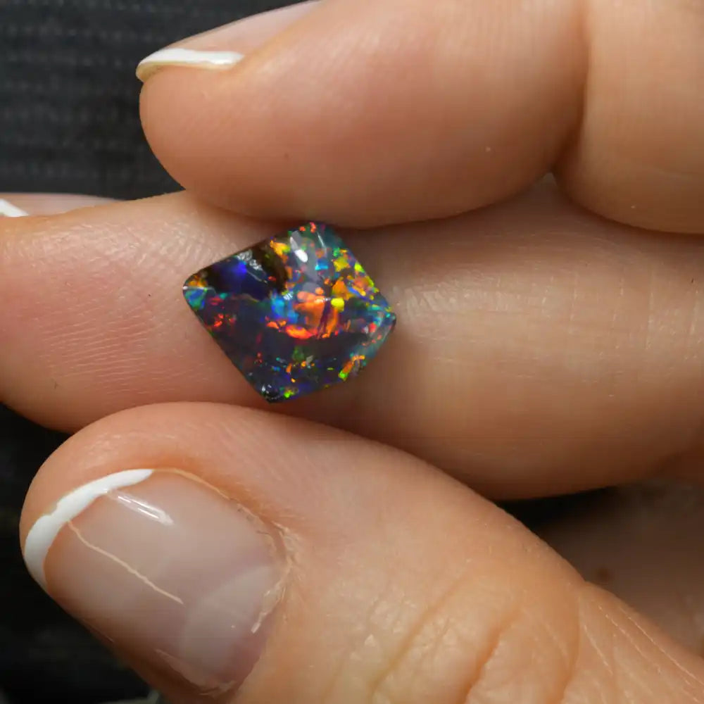 3.05 cts Boulder Opal Cut Stone Boulder Opal
