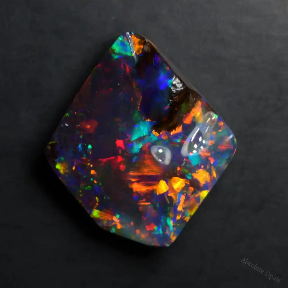 3.05 cts Boulder Opal Cut Stone Boulder Opal