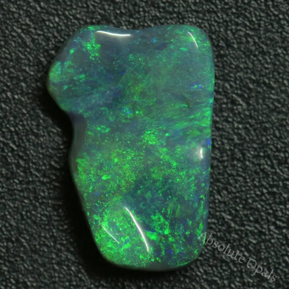 3.09 Cts Australian Black Solid Opal Carving Lightning Ridge Cmr