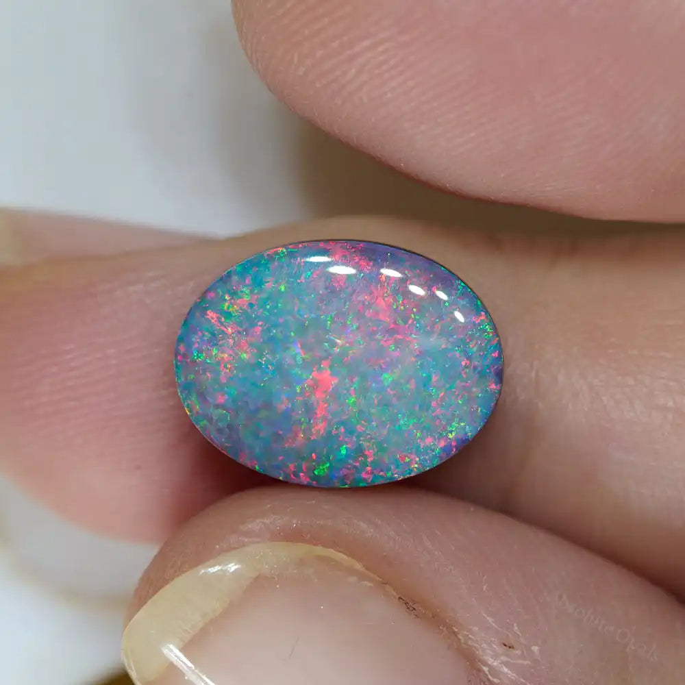 3.15 cts Doublet Opal Stone Lightning Ridge Doublet Opal