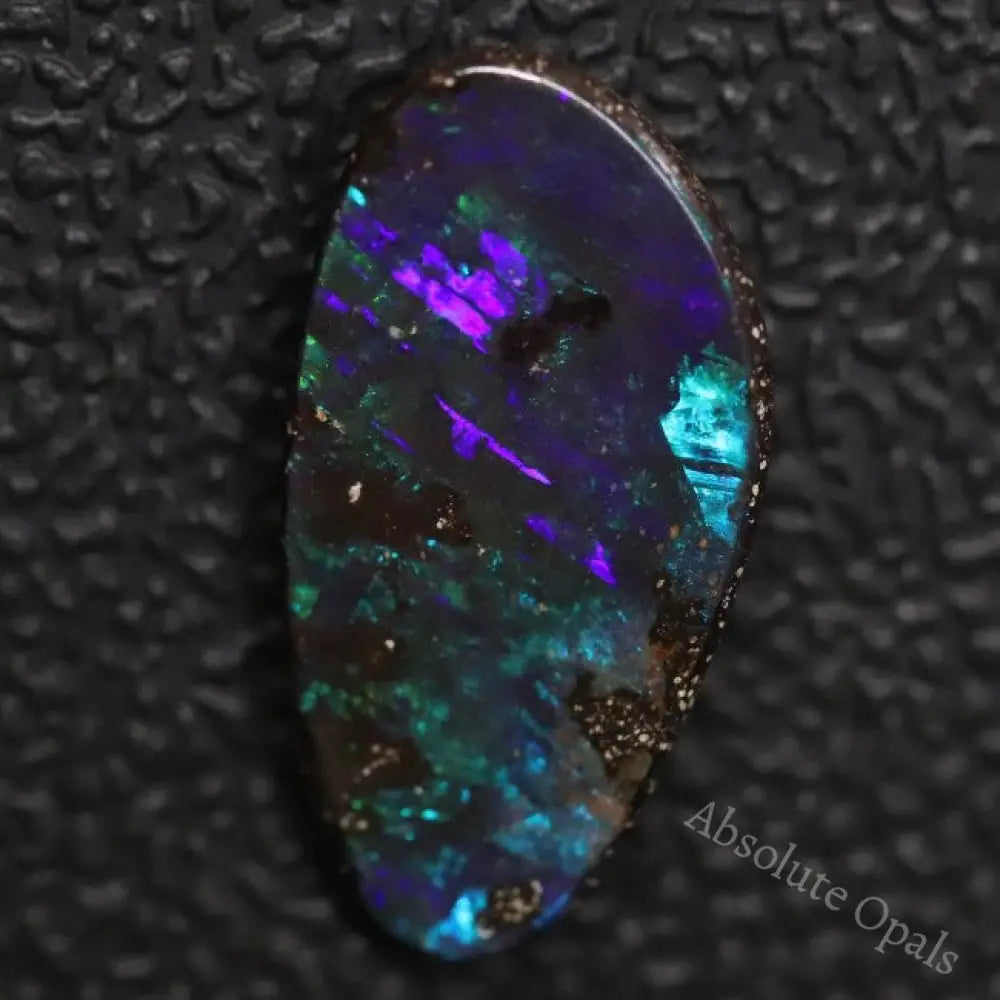 3.18 Cts Australian Boulder Opal Cut Loose Stone