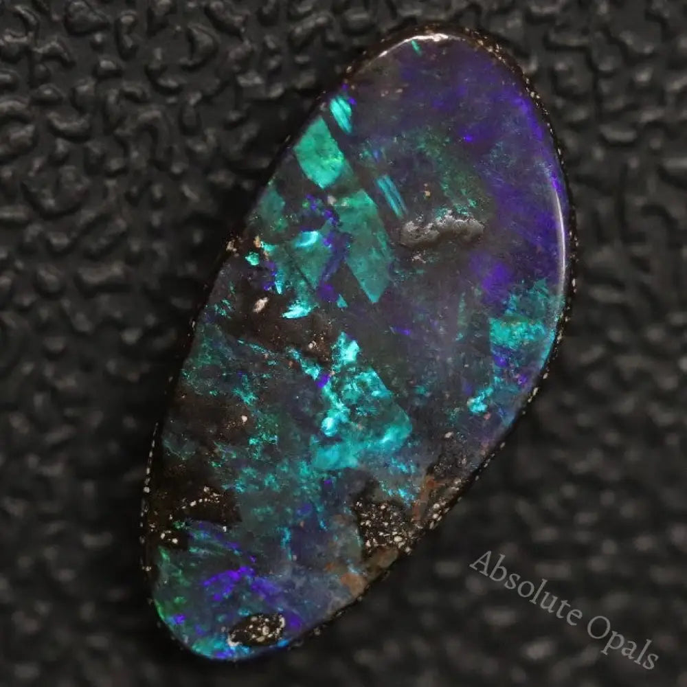 3.18 Cts Australian Boulder Opal Cut Loose Stone
