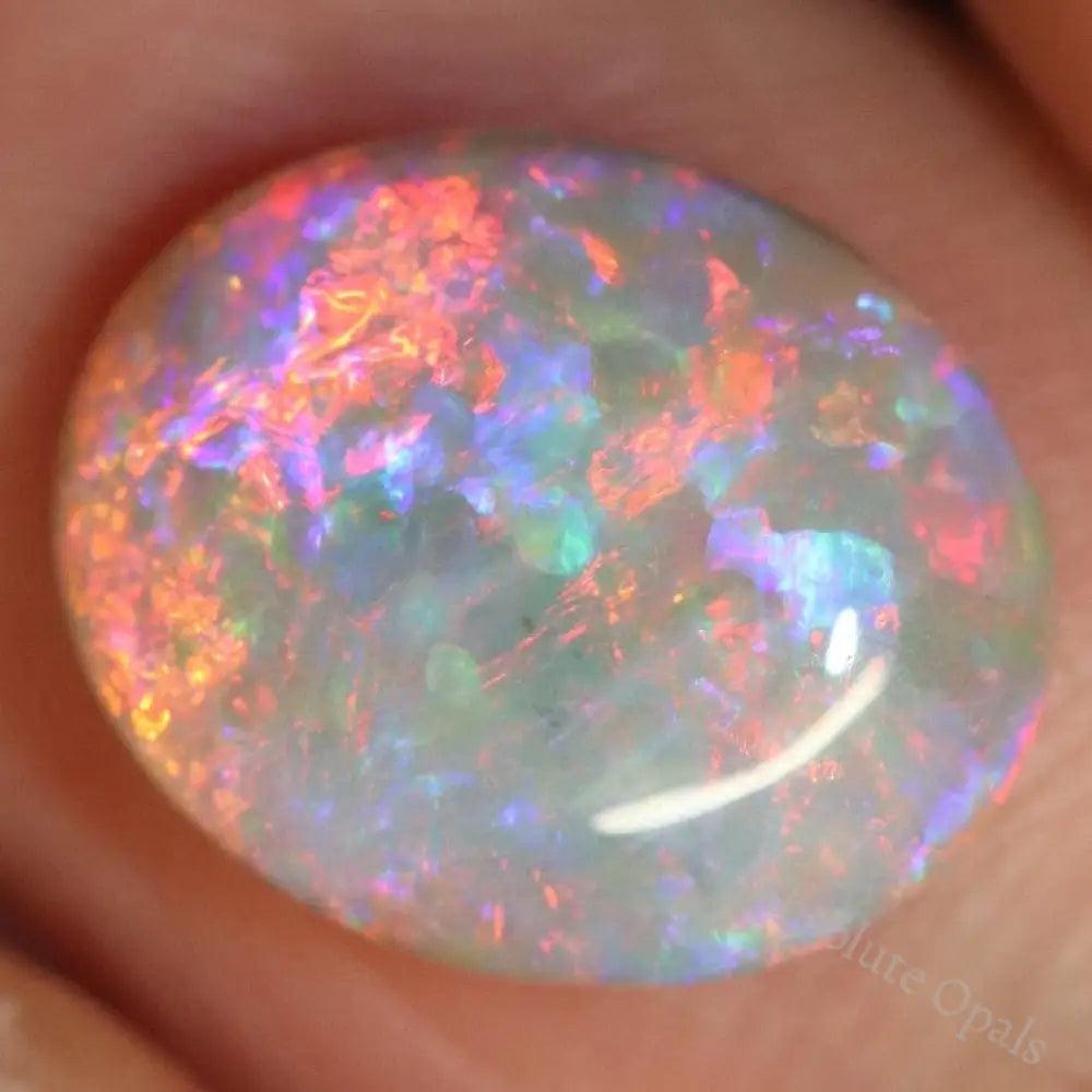 3.21 Cts Australian Semi Black Opal Solid Lightning Ridge Cabochon Loose Gem Stone