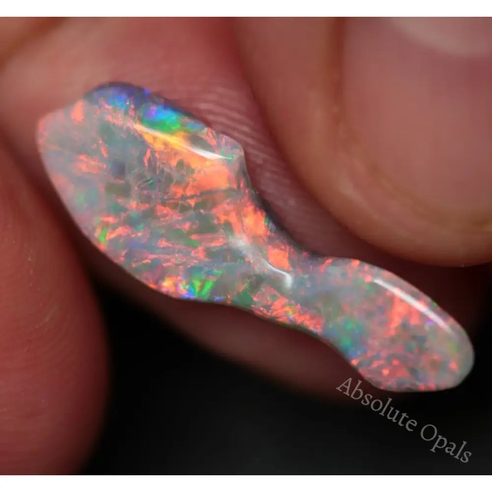 3.40 Cts Lightning Ridge Opal Australian Solid Carving Black