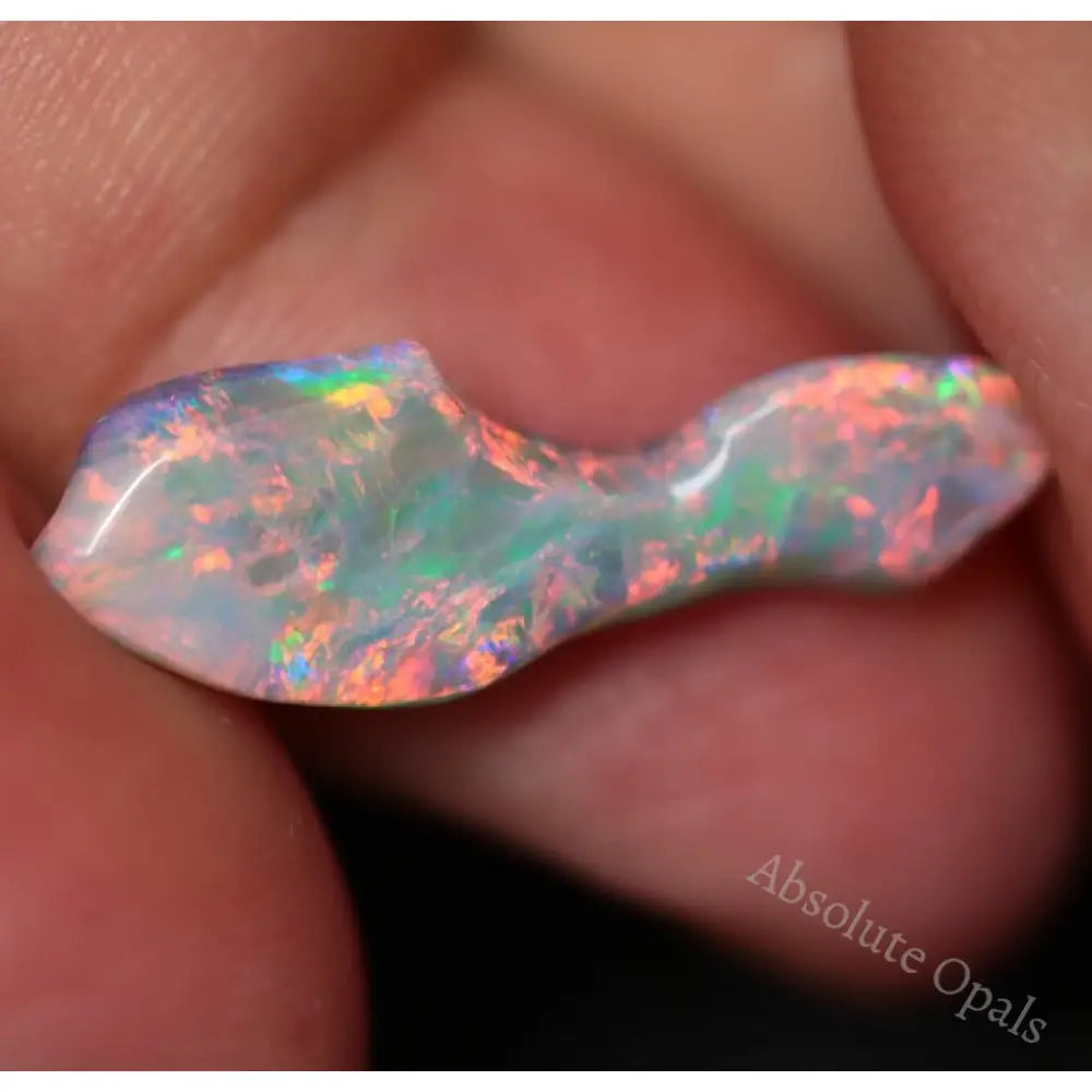 3.40 Cts Lightning Ridge Opal Australian Solid Carving Black