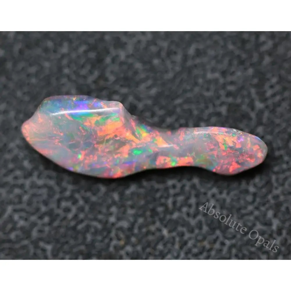 3.40 Cts Lightning Ridge Opal Australian Solid Carving Black