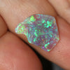3.45 Cts Australian Opal Lightning Ridge Solid Crystal Carving Loose Stone