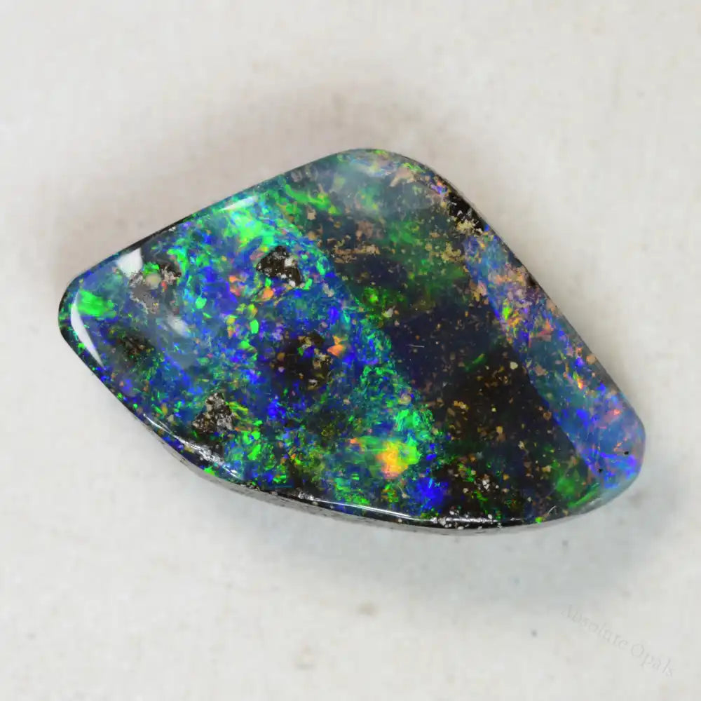 3.48 cts Boulder Opal Cut Stone Boulder Opal
