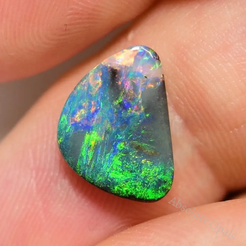 3.62 Cts Australian Boulder Opal Cut Stone
