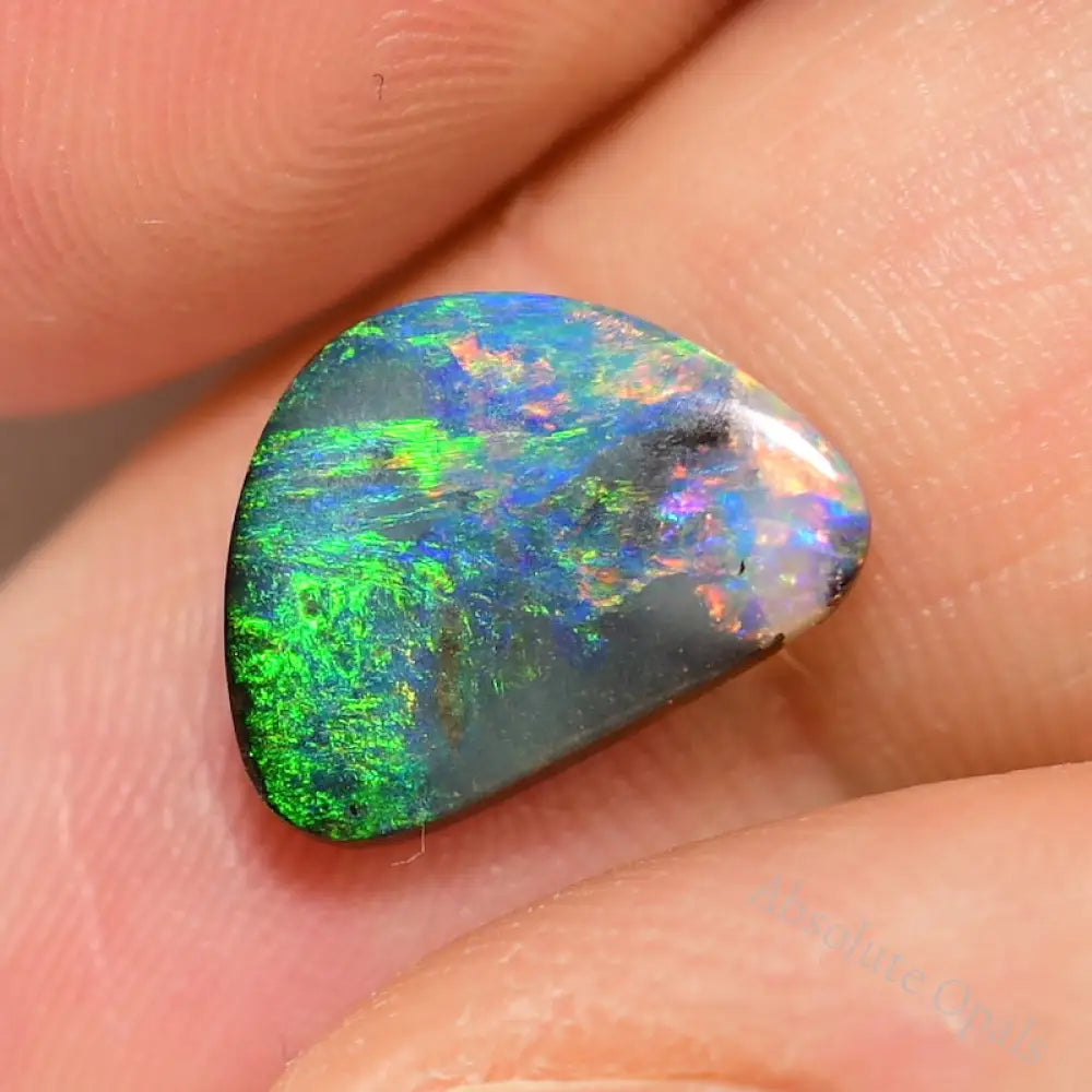 3.62 Cts Australian Boulder Opal Cut Stone
