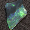 3.67 Cts Australian Semi Black Opal Lightning Ridge Carving Solid Loose Stone