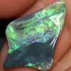 3.67 Cts Australian Semi Black Opal Lightning Ridge Carving Solid Loose Stone