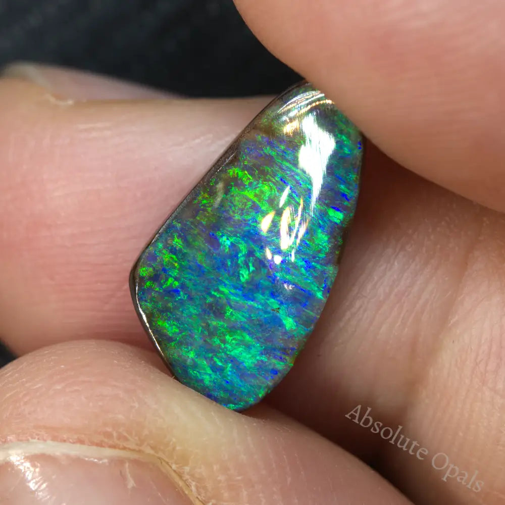 3.72 Cts Australian Boulder Opal Cut Stone