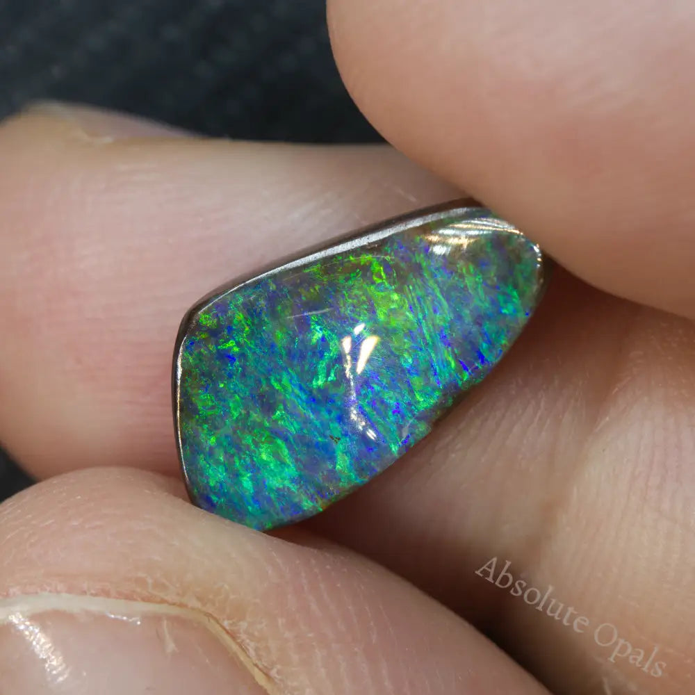 3.72 Cts Australian Boulder Opal Cut Stone