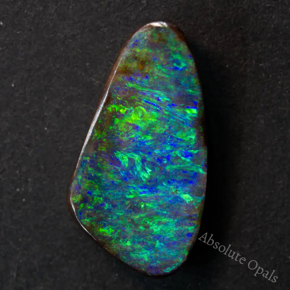 3.72 Cts Australian Boulder Opal Cut Stone