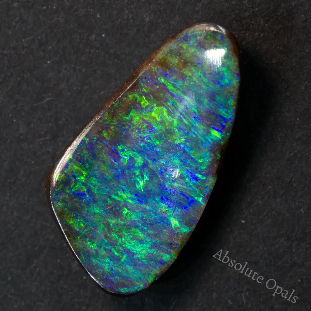 3.72 Cts Australian Boulder Opal Cut Stone