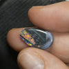 3.75 cts Lightning Ridge Solid Black Opal Stone Black Opal