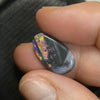 3.75 cts Lightning Ridge Solid Black Opal Stone Black Opal