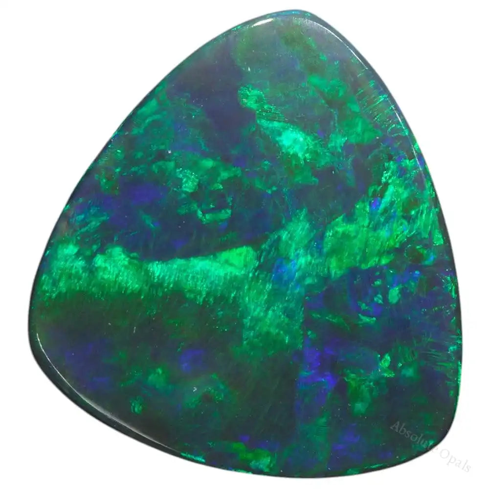 Black Opal Lightning Ridge Solid Cut Stone