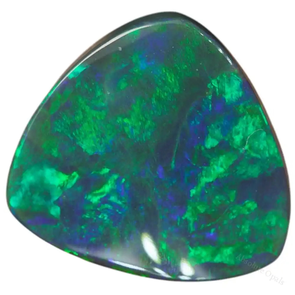 Black Opal Lightning Ridge Solid Cut Stone