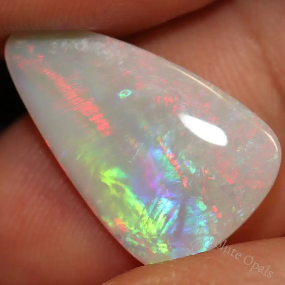 3.88 Cts Australian Semi Black Opal Solid Lightning Ridge Loose Stone