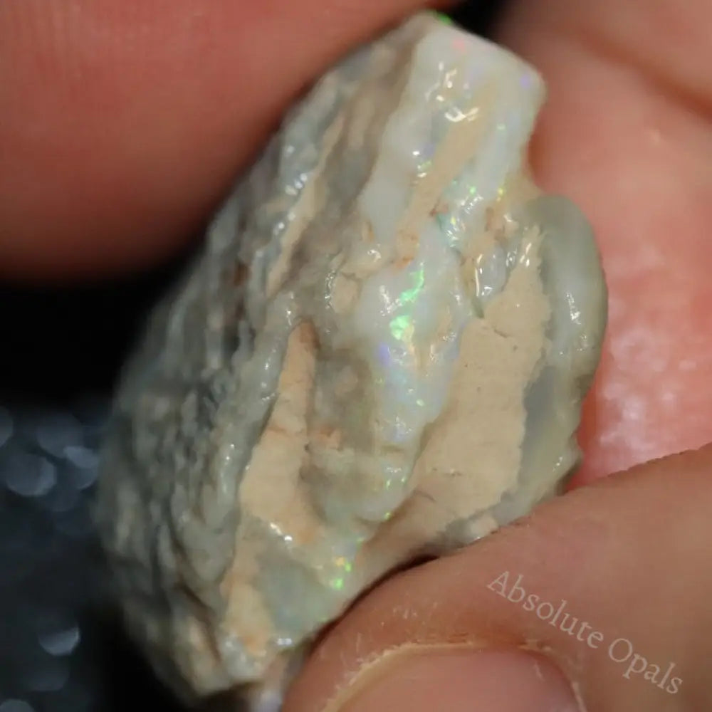 30.40 Cts Australian Semi-Black Opal Rough Lightning Ridge