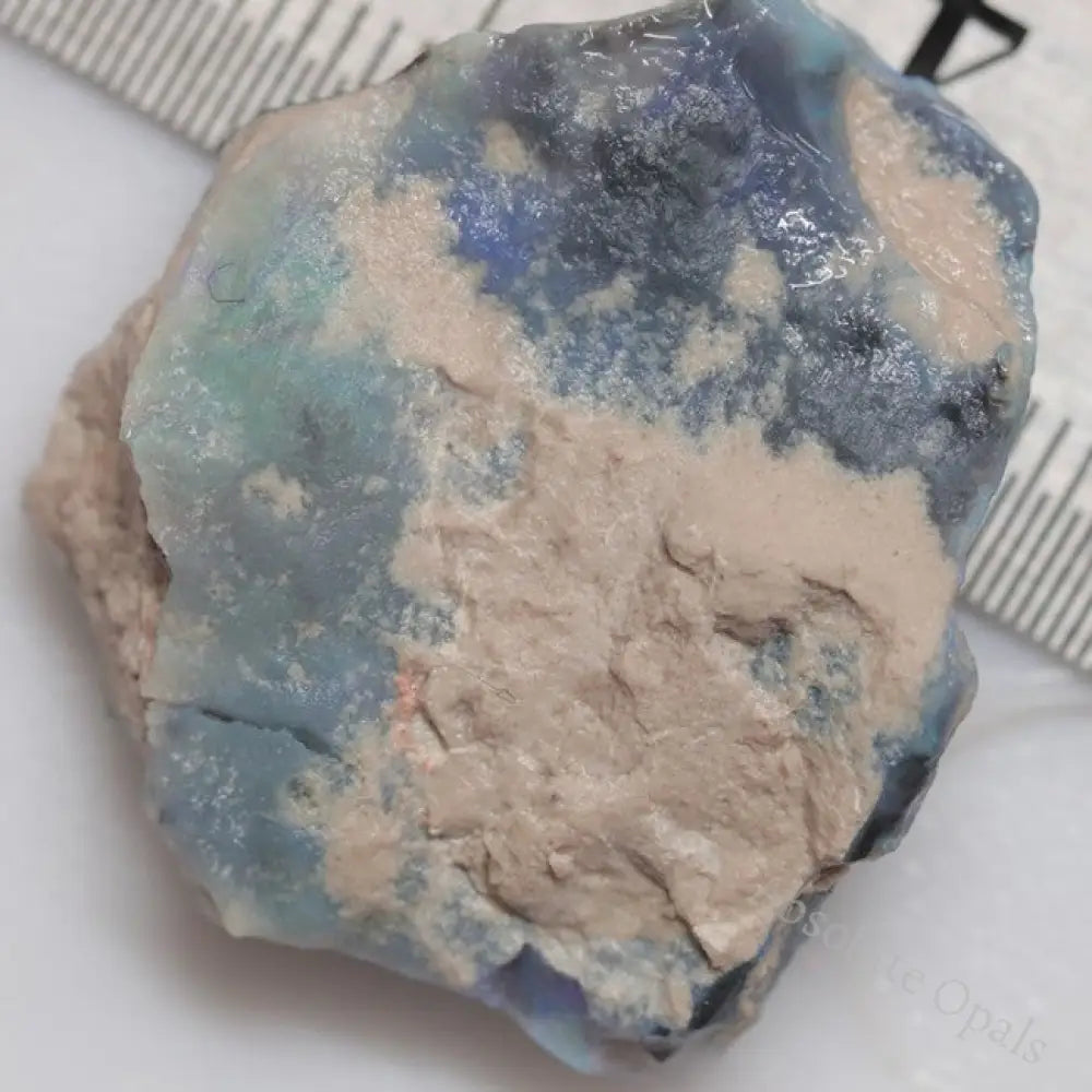 30.60 Cts Australian Lightning Ridge Black Opal Rough For Carving