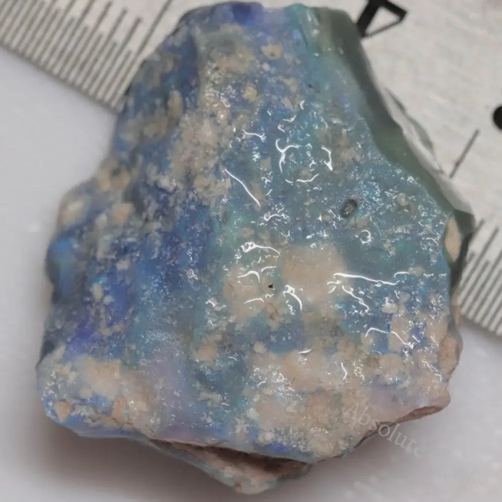 30.60 Cts Australian Lightning Ridge Black Opal Rough For Carving