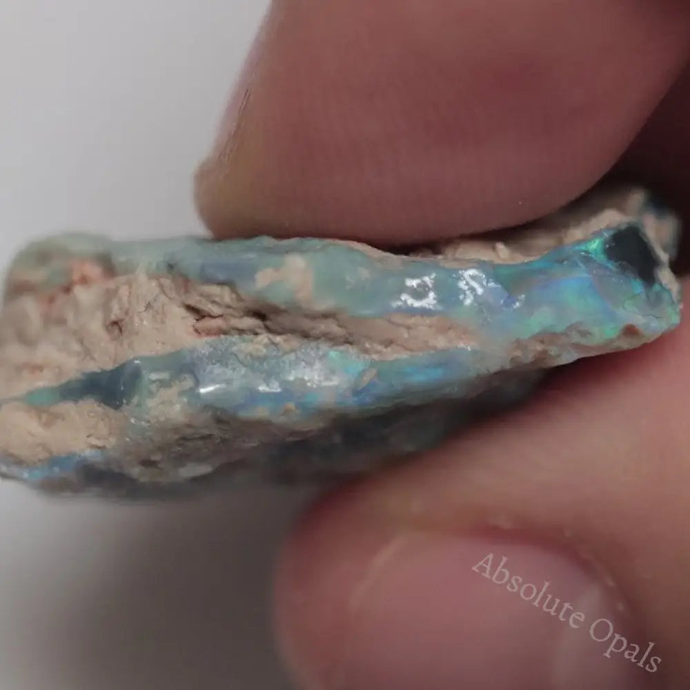 30.60 Cts Australian Lightning Ridge Black Opal Rough For Carving