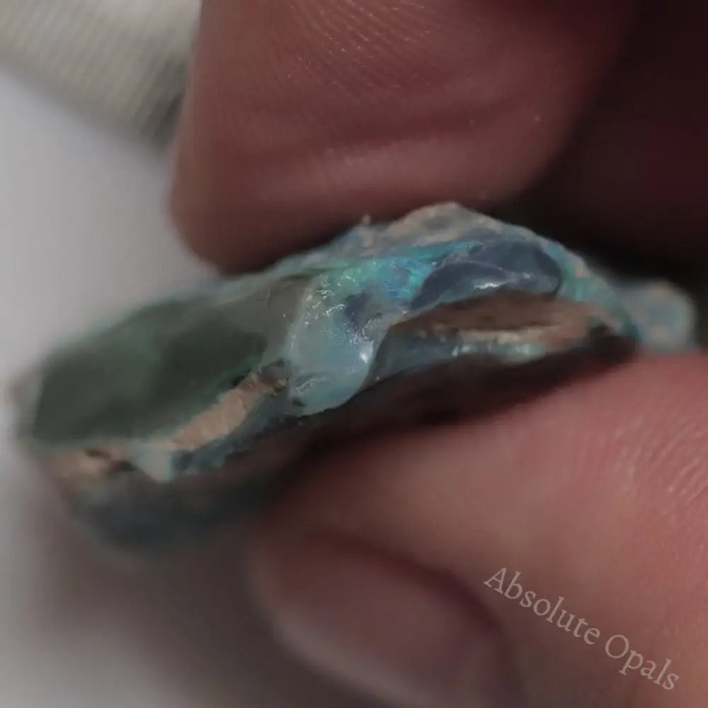 30.60 Cts Australian Lightning Ridge Black Opal Rough For Carving