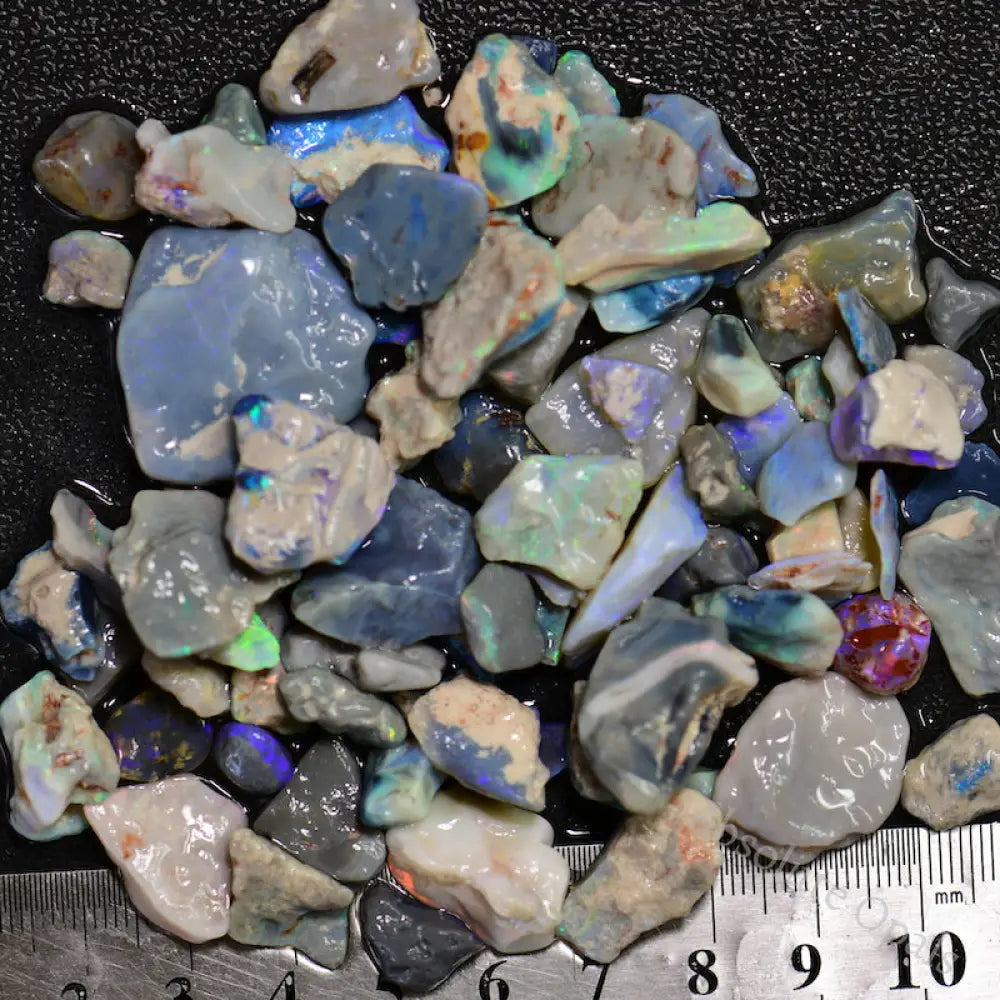 300.0 Cts Australian Opal Rough Parcel Lightning Ridge P. And Colour