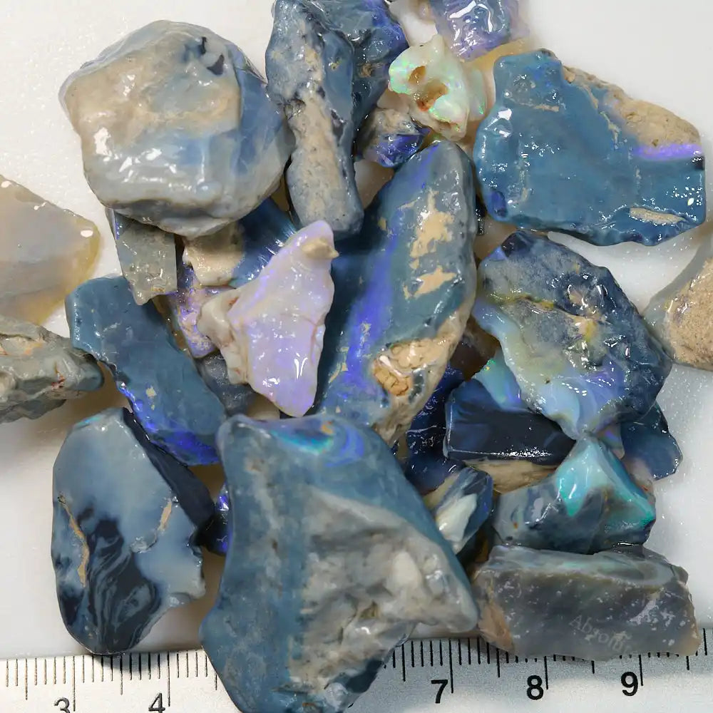 308 cts Rough Opal Parcel Lightning Ridge Potch and Colour Rough Opal