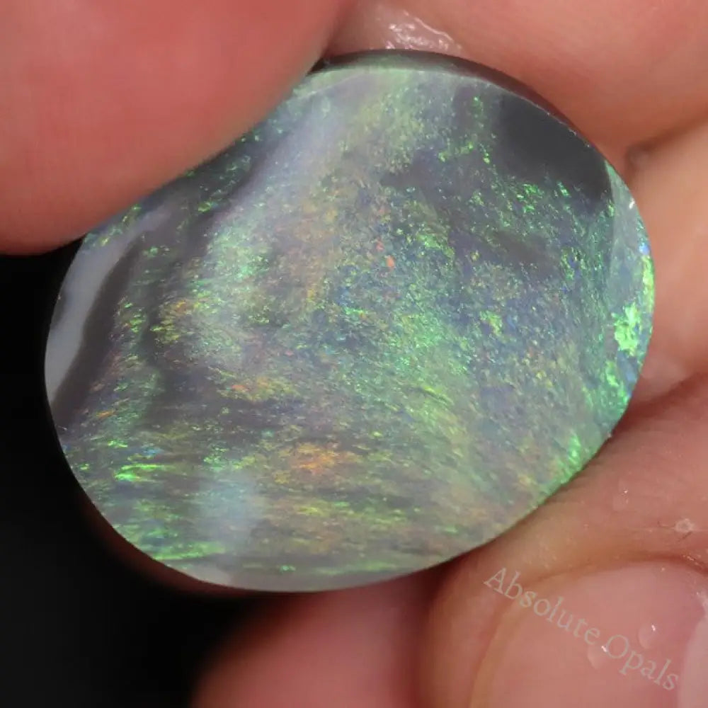 32.15 Cts Black Opal Rough Parcel Rubs 13.6-22.6X7.5-19.1X3-5.2Mm