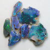 Rough Black Opal Rubs Parcel Lightning Ridge