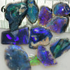 33.10 Cts Australian Rough Black Opal Parcel Rubs Lightning Ridge Cmr
