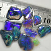 33.10 Cts Australian Rough Black Opal Parcel Rubs Lightning Ridge Cmr