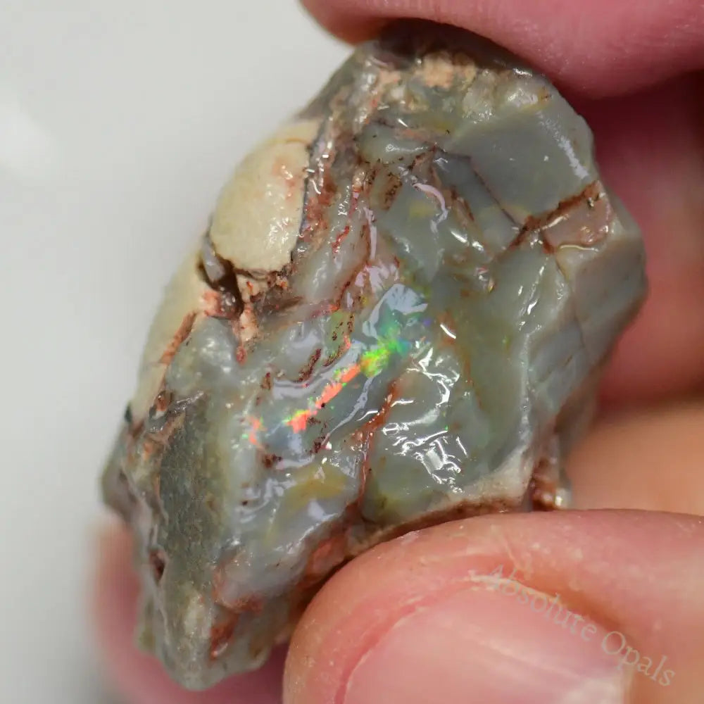 33.50 Cts Australian Rough Opal Lightning Ridge For Carving