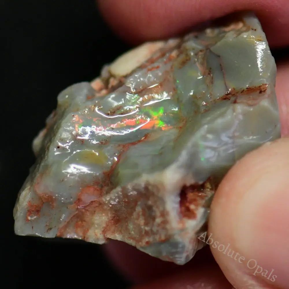 33.50 Cts Australian Rough Opal Lightning Ridge For Carving