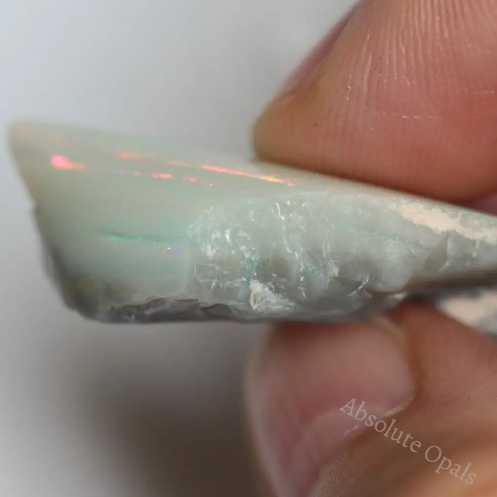 34.0 Cts Australian Opal Rough Lightning Ridge Polished Specimen