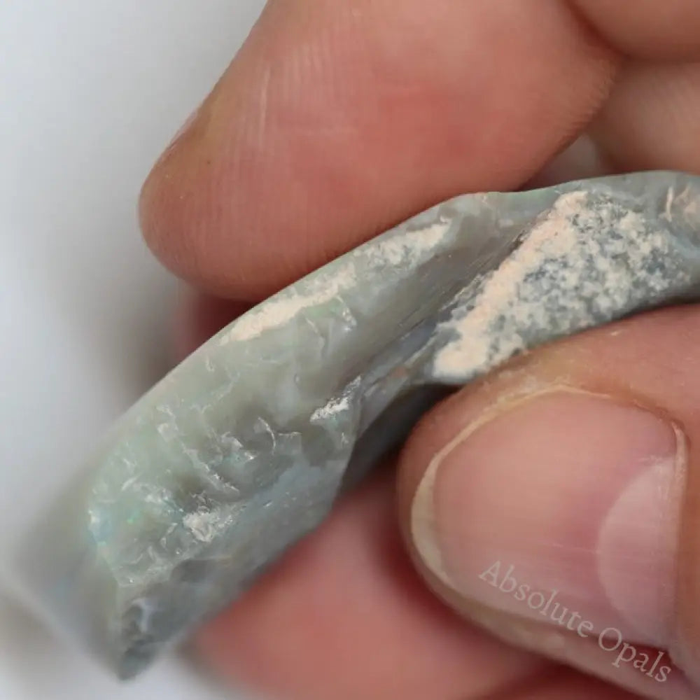 34.0 Cts Australian Opal Rough Lightning Ridge Polished Specimen