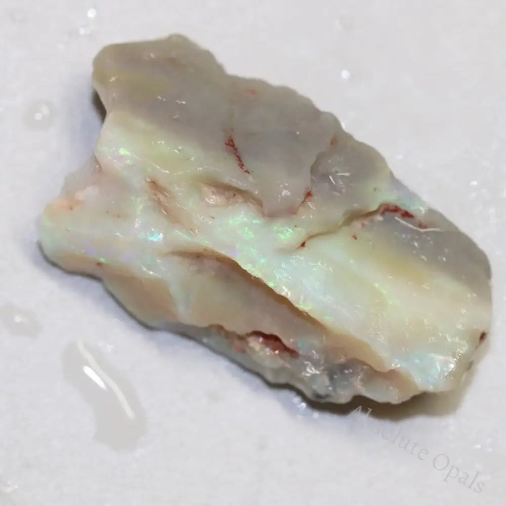 34.0 Cts Single Opal Rough For Carving 33.3X28.4X12.5Mm