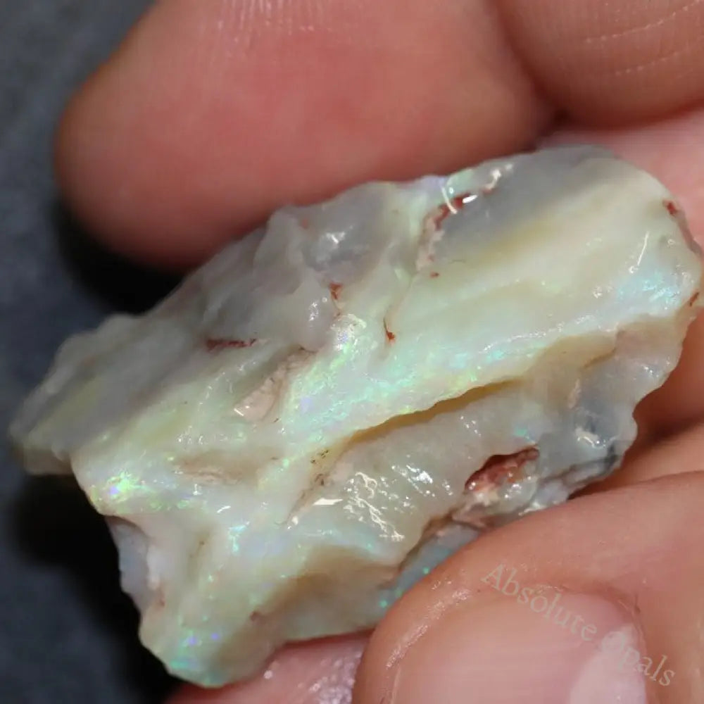 34.0 Cts Single Opal Rough For Carving 33.3X28.4X12.5Mm