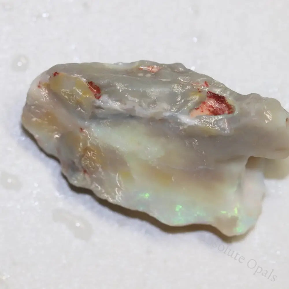 34.0 Cts Single Opal Rough For Carving 33.3X28.4X12.5Mm