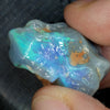 green blue opal
