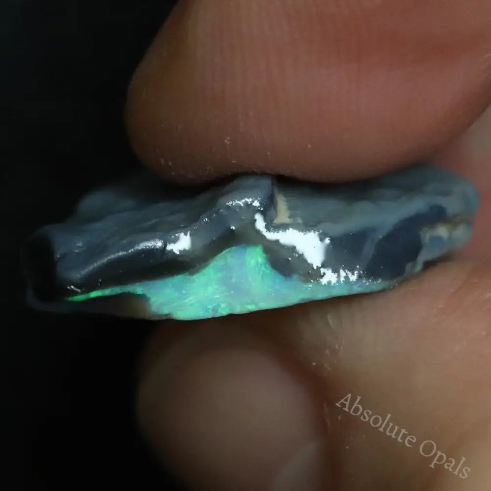 35.25 Cts Australian Solid Black Opal Rough Parcel Lightning Ridge Stones
