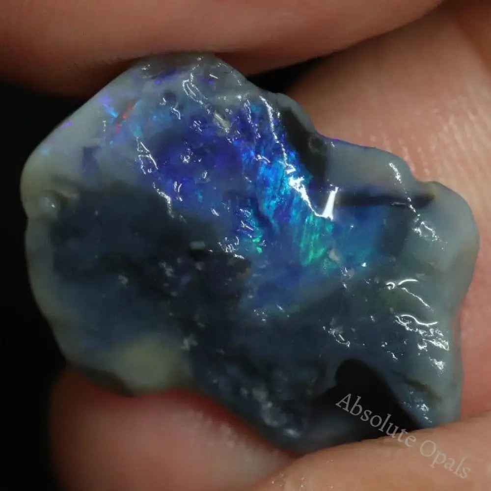 35.25 Cts Australian Solid Black Opal Rough Parcel Lightning Ridge Stones