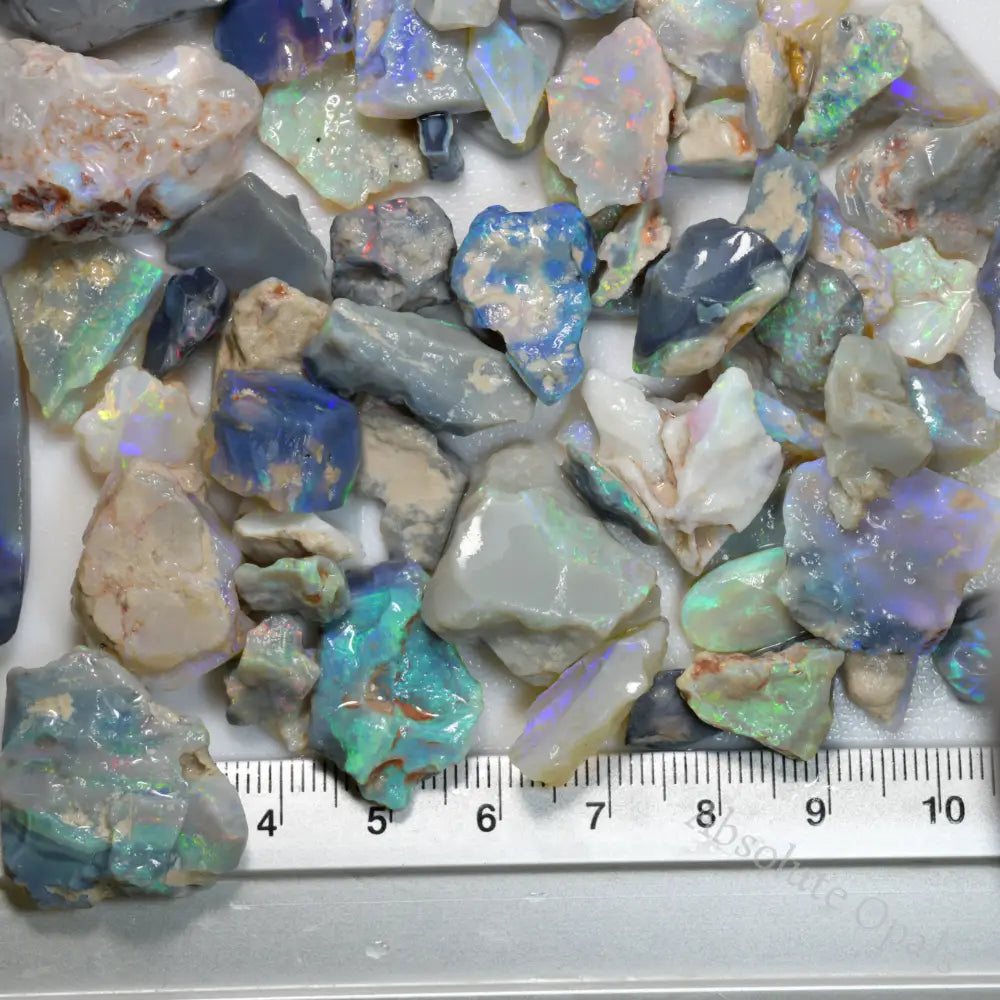  Rough Opal Parcel Lightning Ridge -Potch and Colour